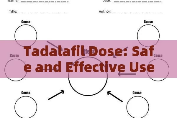 Tadalafil Dose: Safe and Effective Use in Spain